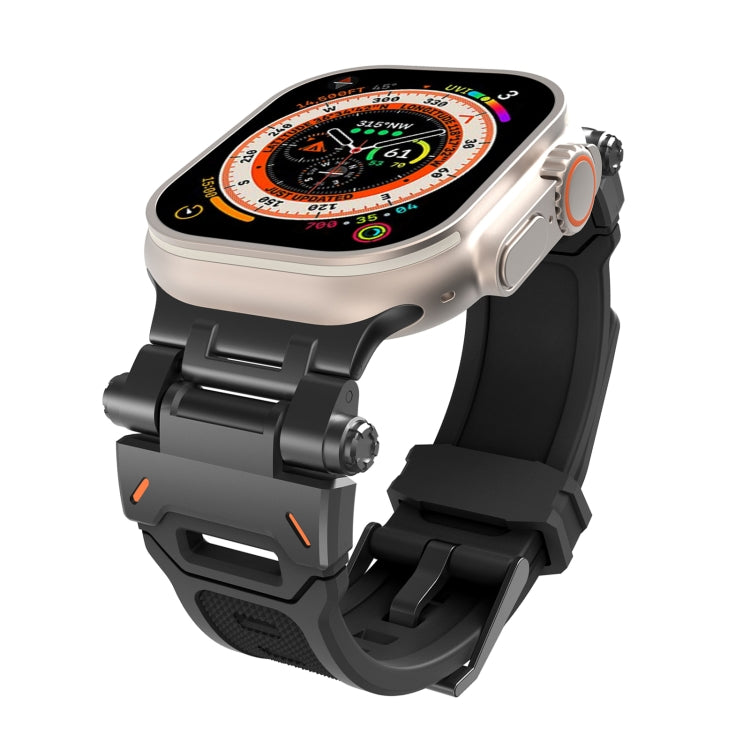 Stainless Steel Connector TPU Watch Band, For Apple Watch Series 4 44mm, For Apple Watch Series 3 42mm