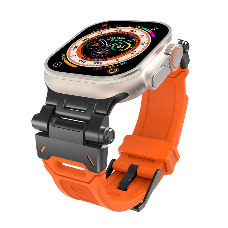 Stainless Steel Connector TPU Watch Band, For Apple Watch Series 4 44mm, For Apple Watch Series 3 42mm