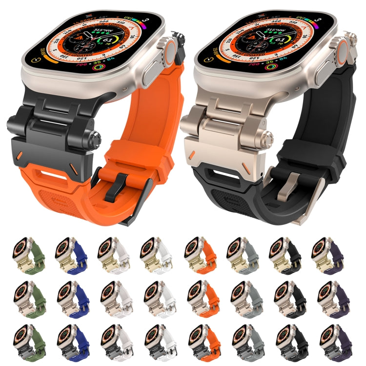 Stainless Steel Connector TPU Watch Band, For Apple Watch Series 2 42mm, For Apple Watch 42mm