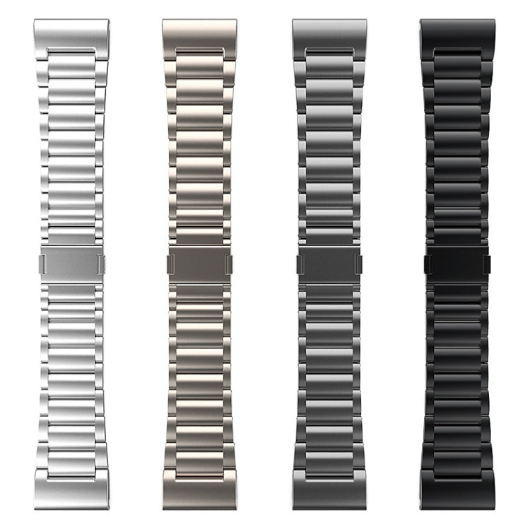 22mm Three-Bead Magnetic Buckle Metal Quick Release Watch Band, For Garmin Fenix 7 / Forerunner 965