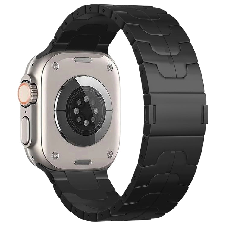 Magnetic Buckle Titanium Alloy Watch Band, For Apple Watch SE 2023 44mm, For Apple Watch Ultra 2 49mm, For Apple Watch Series 9 45mm, For Apple Watch Ultra 49mm, For Apple Watch Series 8 45mm, For Apple Watch SE 2022 44mm, For Apple Watch Series 7 45mm...