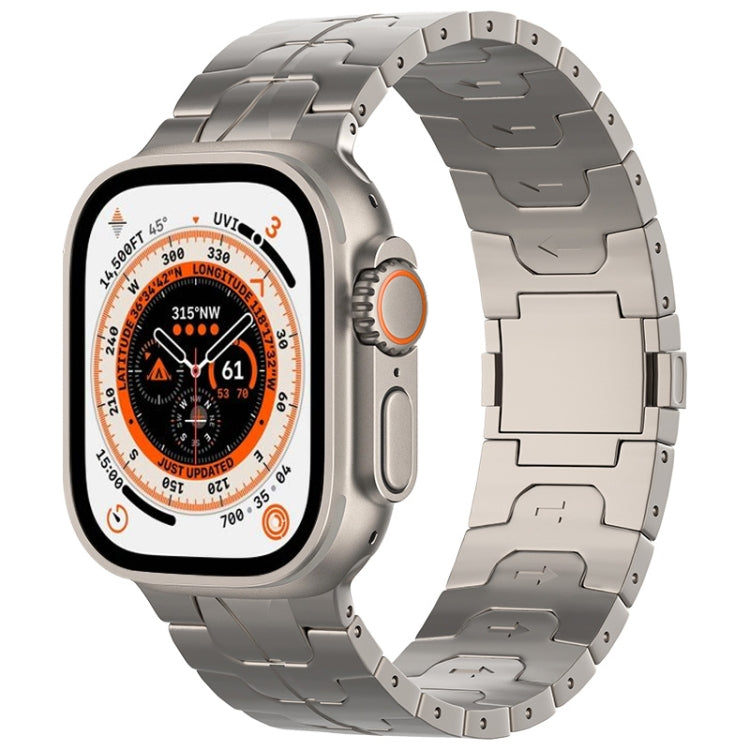 Magnetic Buckle Titanium Alloy Watch Band, For Apple Watch SE 2023 44mm, For Apple Watch Ultra 2 49mm, For Apple Watch Series 9 45mm, For Apple Watch Ultra 49mm, For Apple Watch Series 8 45mm, For Apple Watch SE 2022 44mm, For Apple Watch Series 7 45mm...