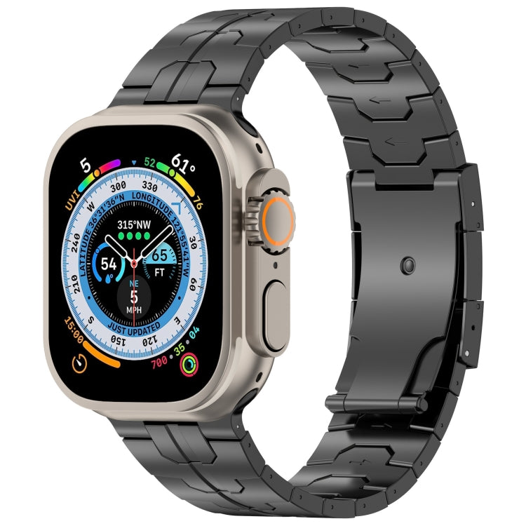 Turtle Buckle Titanium Alloy Watch Band, For Apple Watch SE 2023 44mm, For Apple Watch SE 2023 40mm, For Apple Watch Ultra 2 49mm, For Apple Watch Series 9 45mm, For Apple Watch Series 9 41mm, For Apple Watch Ultra 49mm, For Apple Watch Series 8 41mm  ...