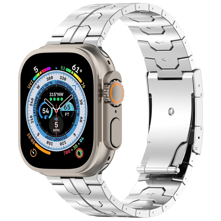 Turtle Buckle Titanium Alloy Watch Band, For Apple Watch SE 2023 44mm, For Apple Watch SE 2023 40mm, For Apple Watch Ultra 2 49mm, For Apple Watch Series 9 45mm, For Apple Watch Series 9 41mm, For Apple Watch Ultra 49mm, For Apple Watch Series 8 41mm  ...