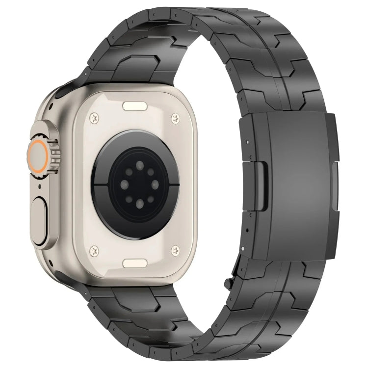 Turtle Buckle Titanium Alloy Watch Band, For Apple Watch Series 5 44mm, For Apple Watch Series 5 40mm, For Apple Watch Series 4 44mm, For Apple Watch Series 4 40mm, For Apple Watch Series 3 38mm, For Apple Watch Series 3 42mm