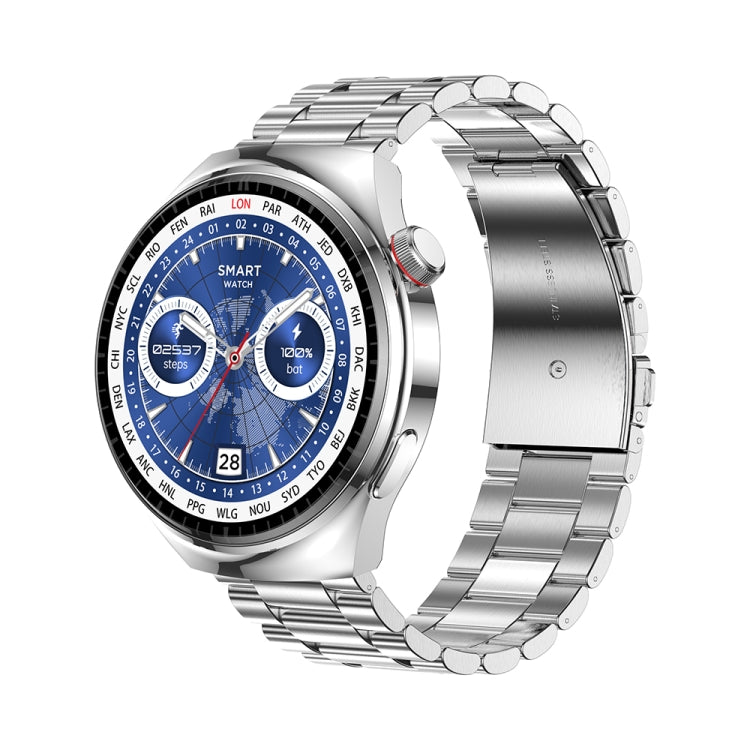 LF38 1.6 inch IPS Screen Steel Strap Smart Watch Supports Blood Oxygen Monitoring
