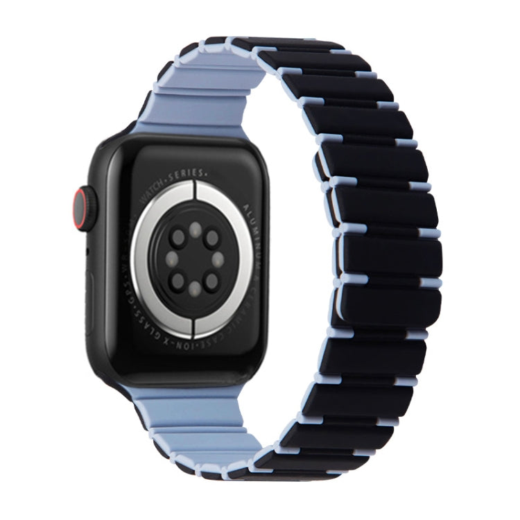 Two-color Magnetic Silicone Watch Band, For Apple Watch Series 3 38mm, For Apple Watch Series 3 42mm