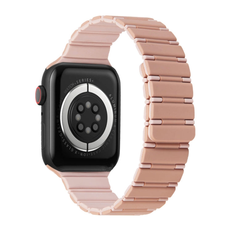 Two-color Magnetic Silicone Watch Band, For Apple Watch Series 3 38mm, For Apple Watch Series 3 42mm