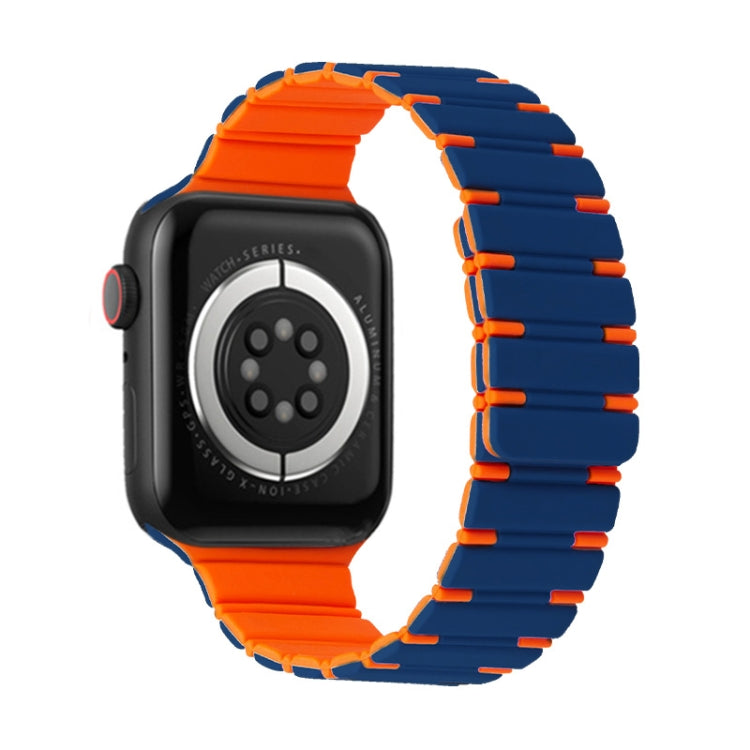 Two-color Magnetic Silicone Watch Band, For Apple Watch Series 3 38mm, For Apple Watch Series 3 42mm
