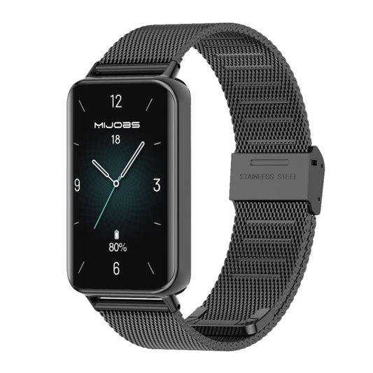 MIJOBS Milan Buckle Stainless Steel Watch Band, For Honor Band 10 / 9