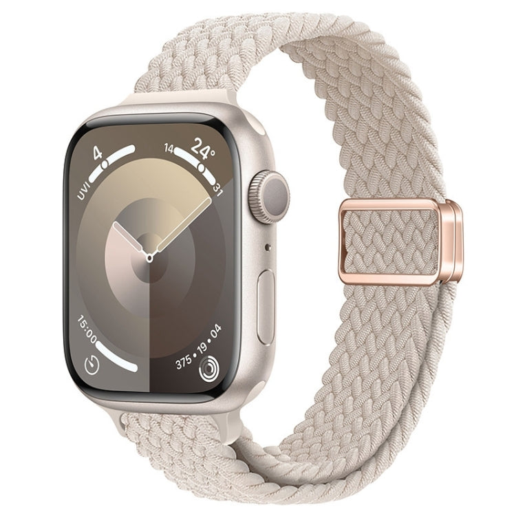 Slim Magnetic Buckle Nylon Braided Watch Band, For Apple Watch SE 2022 40mm, For Apple Watch SE 2022 44mm