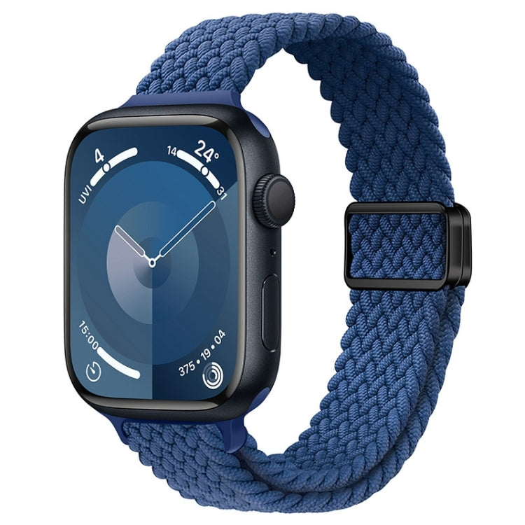 Slim Magnetic Buckle Nylon Braided Watch Band, For Apple Watch Series 5 44mm, For Apple Watch Series 5 40mm