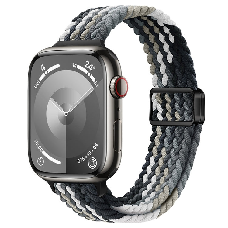 Slim Magnetic Buckle Nylon Braided Watch Band, For Apple Watch Series 3 38mm, For Apple Watch Series 3 42mm