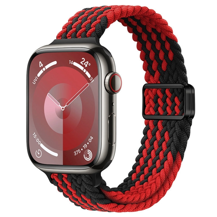 Slim Magnetic Buckle Nylon Braided Watch Band, For Apple Watch Series 3 38mm, For Apple Watch Series 3 42mm