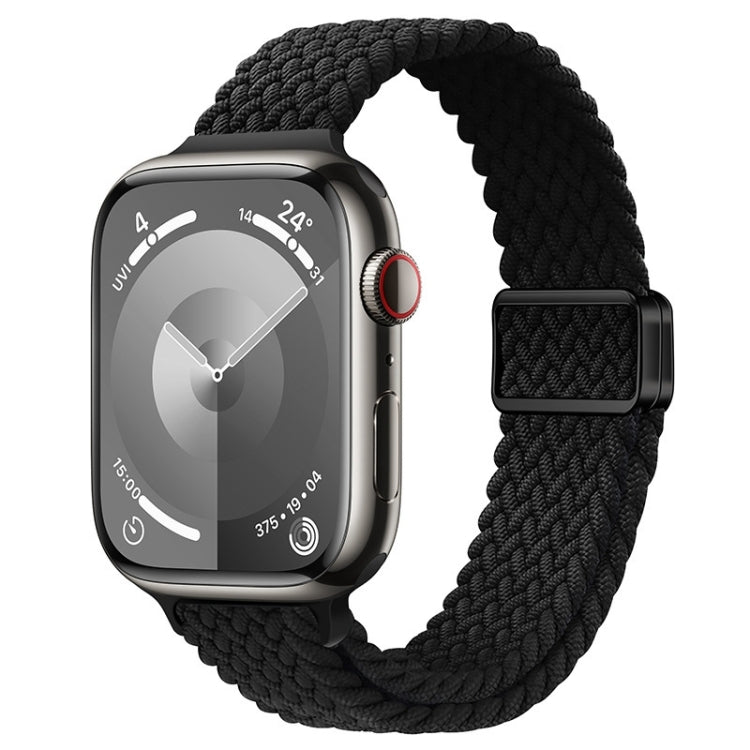 Slim Magnetic Buckle Nylon Braided Watch Band, For Apple Watch Series 3 38mm, For Apple Watch Series 3 42mm