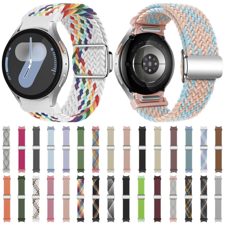 Nylon Loop Magnetic Buckle Watch Band, For Samsung Galaxy Watch 7 / 6 / 5 / 4
