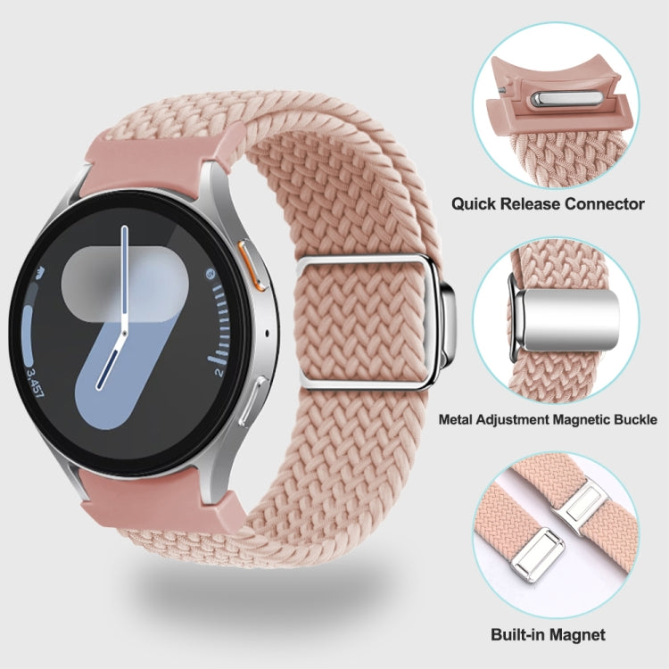 Nylon Loop Magnetic Buckle Watch Band, For Samsung Galaxy Watch 7 / 6 / 5 / 4