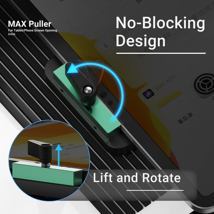 2UUL DA06 MAX Puller Double Suction Cup LCD Screen Open Fixture, DA06 MAX Puller
