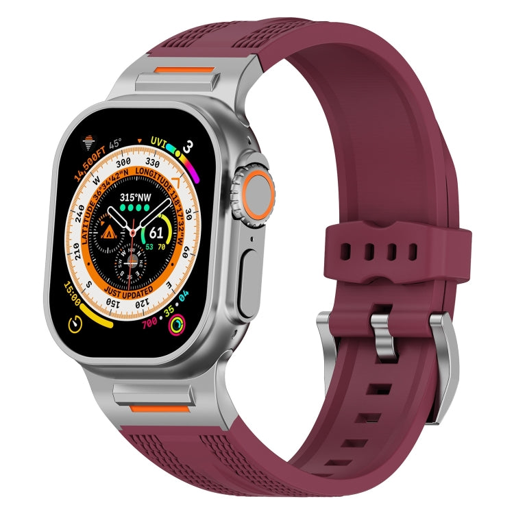Trailblazer Woven Texture Silicone Watch Band, For Apple Watch 46mm / 49mm / 45mm / 44mm, For Apple Watch 42mm / 41mm / 40mm / 38mm