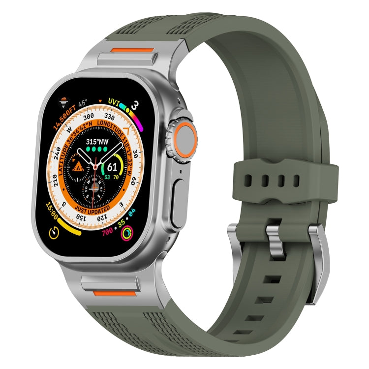 Trailblazer Woven Texture Silicone Watch Band, For Apple Watch 46mm / 49mm / 45mm / 44mm, For Apple Watch 42mm / 41mm / 40mm / 38mm