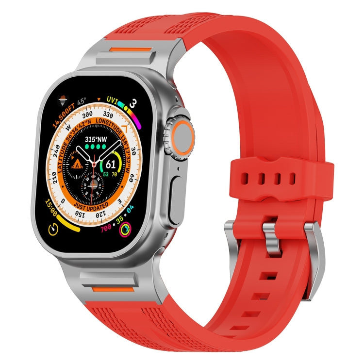 Trailblazer Woven Texture Silicone Watch Band, For Apple Watch 46mm / 49mm / 45mm / 44mm, For Apple Watch 42mm / 41mm / 40mm / 38mm