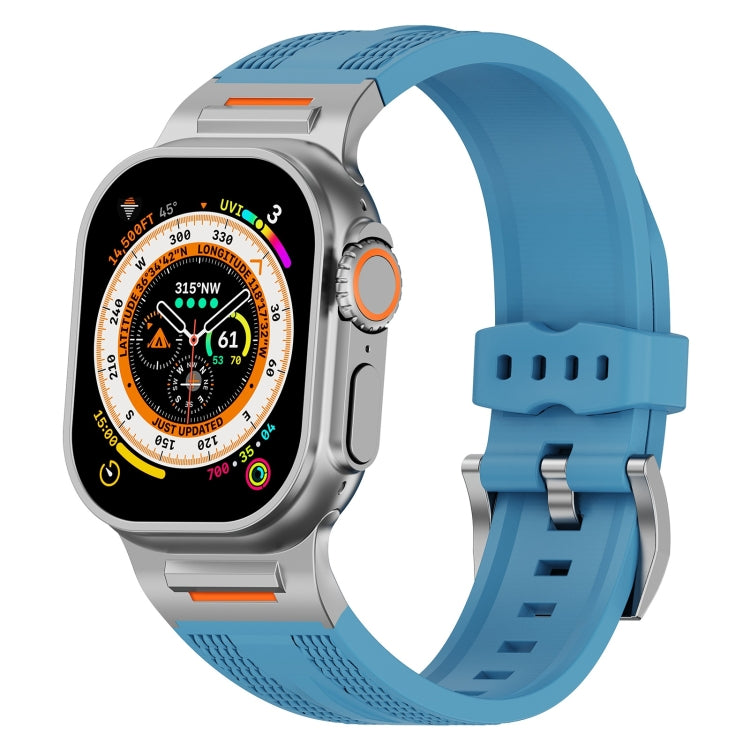 Trailblazer Woven Texture Silicone Watch Band, For Apple Watch 46mm / 49mm / 45mm / 44mm, For Apple Watch 42mm / 41mm / 40mm / 38mm