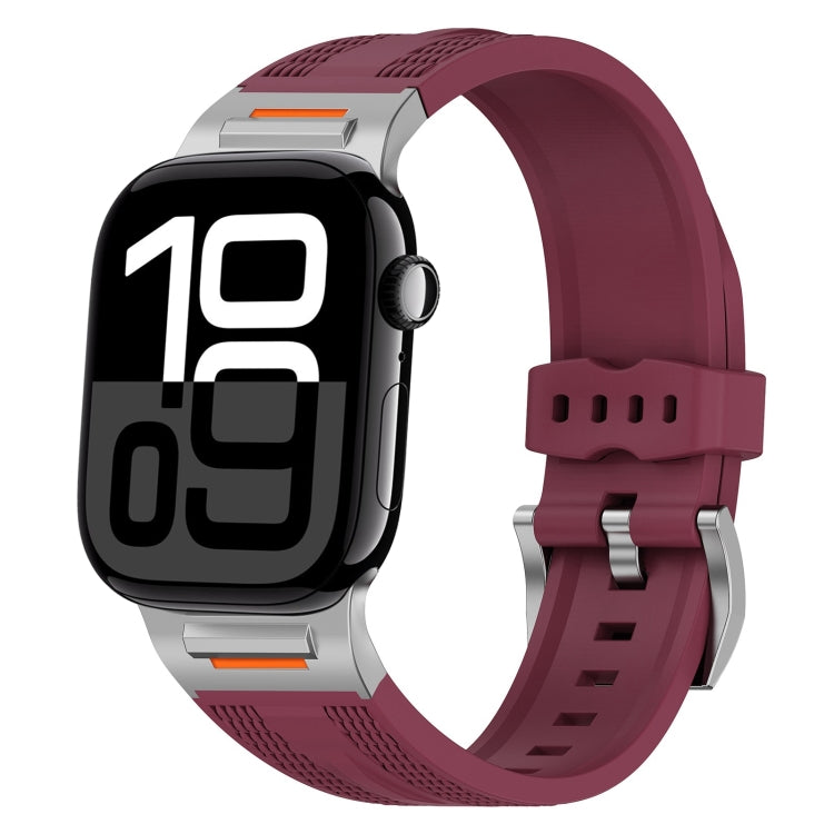 Trailblazer Woven Texture Silicone Watch Band, For Apple Watch 46mm / 49mm / 45mm / 44mm, For Apple Watch 42mm / 41mm / 40mm / 38mm