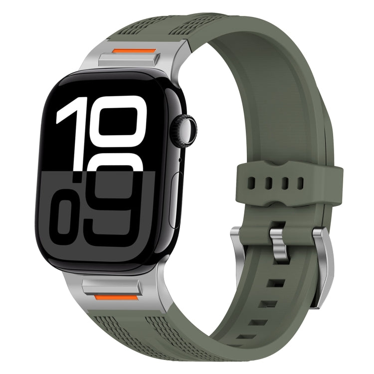 Trailblazer Woven Texture Silicone Watch Band, For Apple Watch 46mm / 49mm / 45mm / 44mm, For Apple Watch 42mm / 41mm / 40mm / 38mm