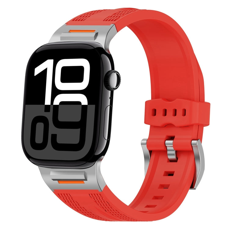 Trailblazer Woven Texture Silicone Watch Band, For Apple Watch 46mm / 49mm / 45mm / 44mm, For Apple Watch 42mm / 41mm / 40mm / 38mm