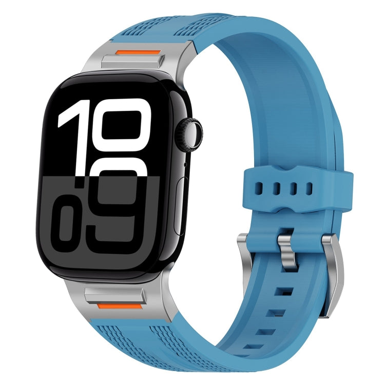 Trailblazer Woven Texture Silicone Watch Band, For Apple Watch 46mm / 49mm / 45mm / 44mm, For Apple Watch 42mm / 41mm / 40mm / 38mm
