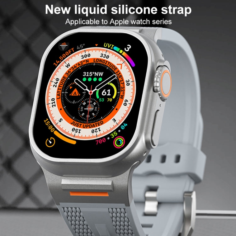 Trailblazer Woven Texture Silicone Watch Band, For Apple Watch 46mm / 49mm / 45mm / 44mm, For Apple Watch 42mm / 41mm / 40mm / 38mm
