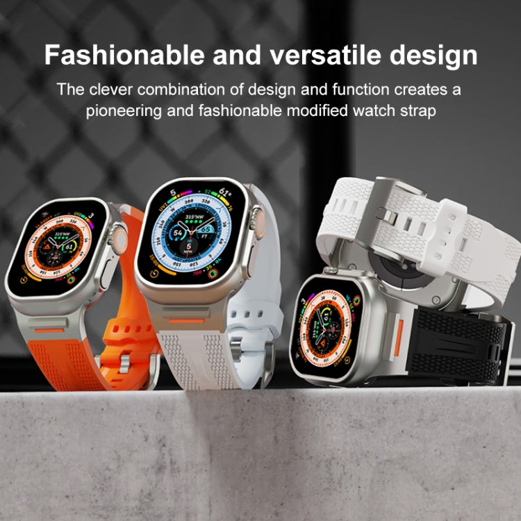 Trailblazer Woven Texture Silicone Watch Band, For Apple Watch 46mm / 49mm / 45mm / 44mm, For Apple Watch 42mm / 41mm / 40mm / 38mm