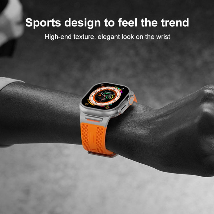 Trailblazer Woven Texture Silicone Watch Band, For Apple Watch 46mm / 49mm / 45mm / 44mm, For Apple Watch 42mm / 41mm / 40mm / 38mm