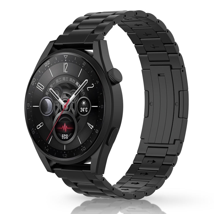 Button Style Three Beads Titanium Steel Quick Release Watch Band, For Huawei Watch GT 5 / GT 4 46mm
