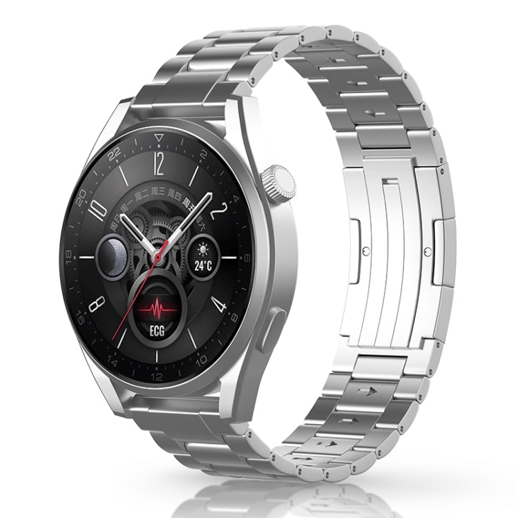Button Style Three Beads Titanium Steel Quick Release Watch Band, For Huawei Watch GT 5 / GT 4 46mm