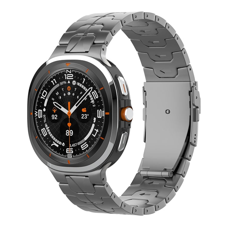 Safety Buckle Pure Titanium Watch Band, For Samsung Galaxy Watch Ultra / Ultra 2025, For Samsung Galaxy Watch8 / Watch8 Classic