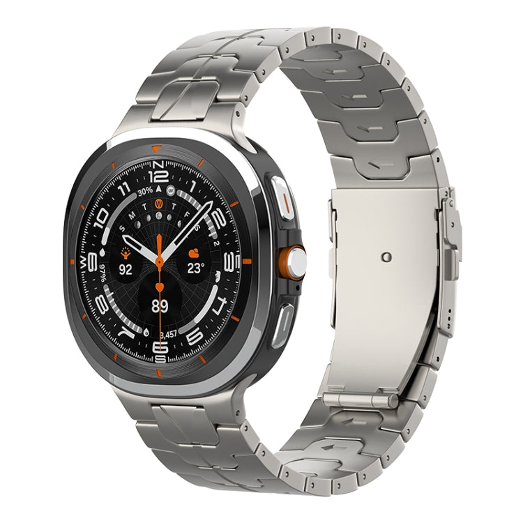 Safety Buckle Pure Titanium Watch Band, For Samsung Galaxy Watch Ultra / Ultra 2025, For Samsung Galaxy Watch8 / Watch8 Classic