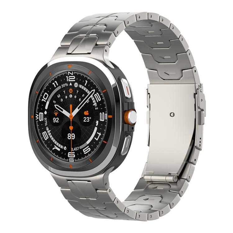 Safety Buckle Pure Titanium Watch Band, For Samsung Galaxy Watch Ultra / Ultra 2025, For Samsung Galaxy Watch8 / Watch8 Classic