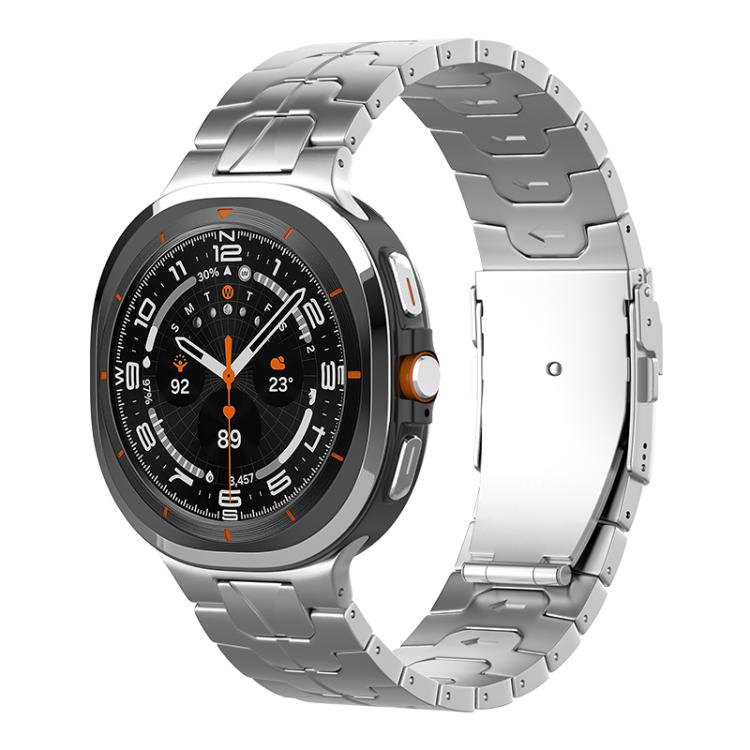 Safety Buckle Pure Titanium Watch Band, For Samsung Galaxy Watch Ultra / Ultra 2025, For Samsung Galaxy Watch8 / Watch8 Classic