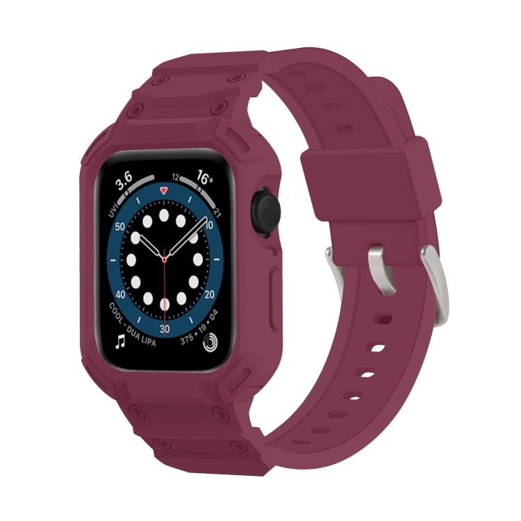 Armor TPU Case Integrated Watch Band, For Apple Watch Series 10 / 11 46mm, For Apple Watch Series 10 / 11 42mm