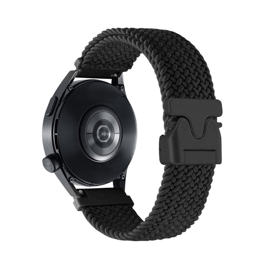 Snap Button Nylon Braided Watch Band, 20mm