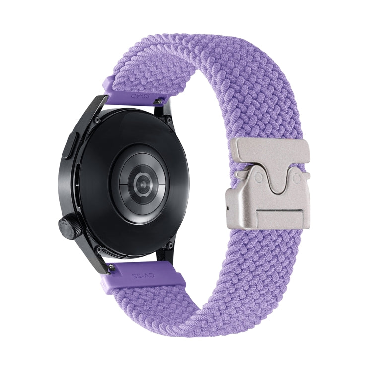 Snap Button Nylon Braided Watch Band, 20mm