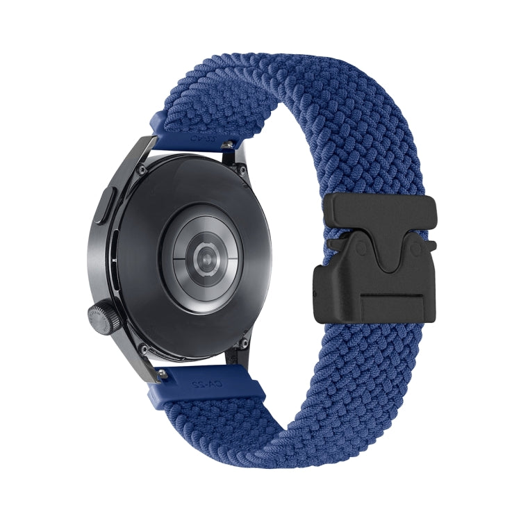 Snap Button Nylon Braided Watch Band, 20mm