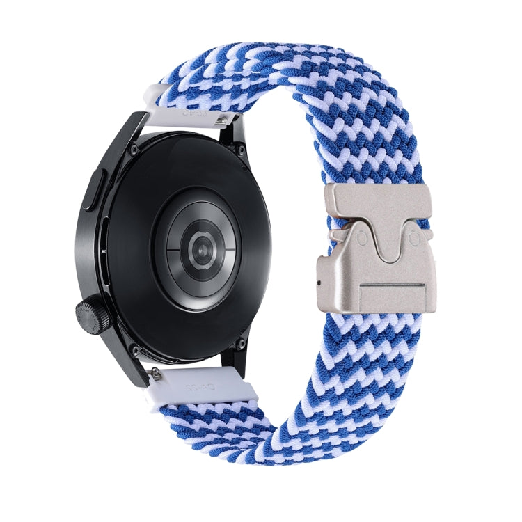 Snap Button Nylon Braided Watch Band, 20mm
