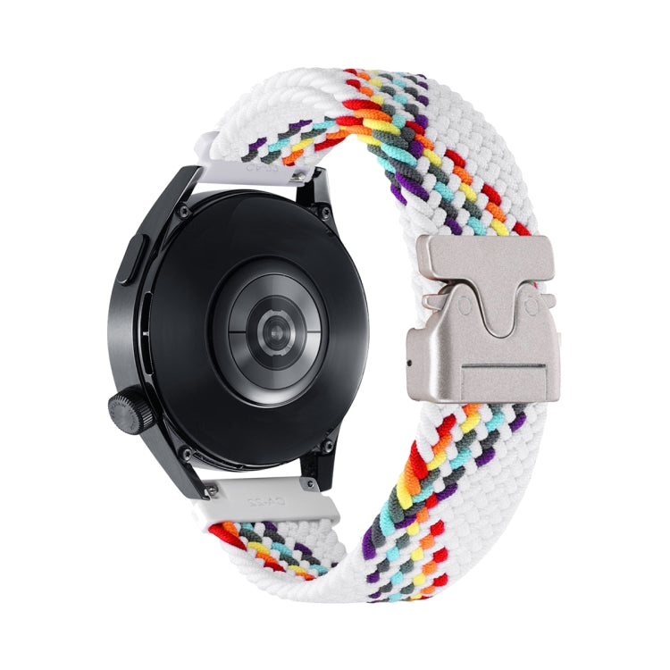 Snap Button Nylon Braided Watch Band, 20mm