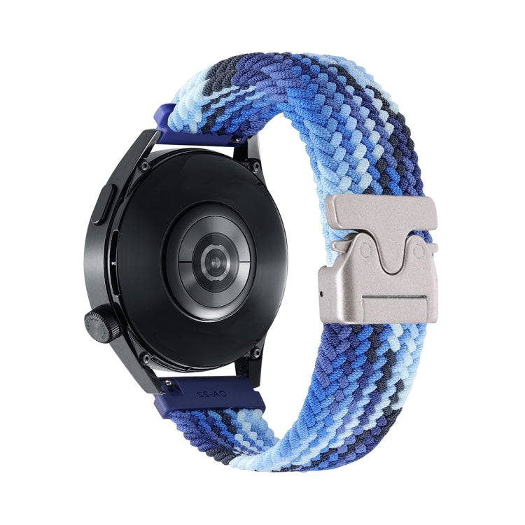 Snap Button Nylon Braided Watch Band, 20mm