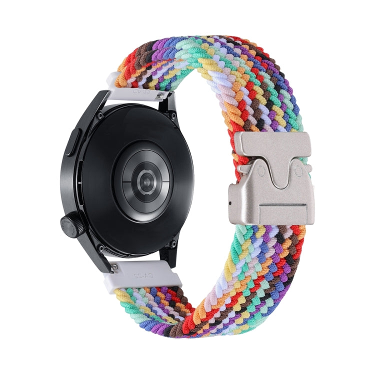 Snap Button Nylon Braided Watch Band, 20mm