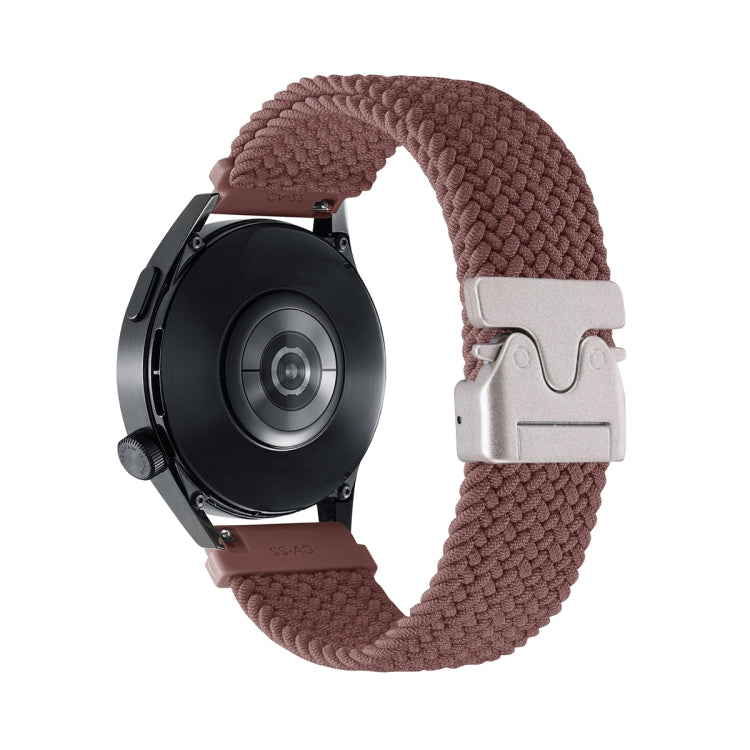 Snap Button Nylon Braided Watch Band, 22mm
