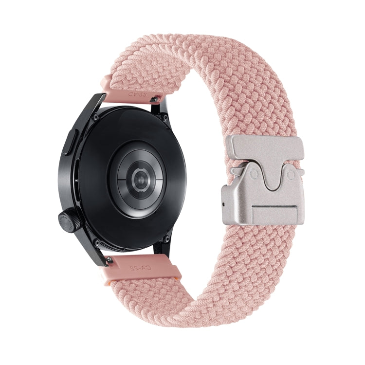 Snap Button Nylon Braided Watch Band, 22mm