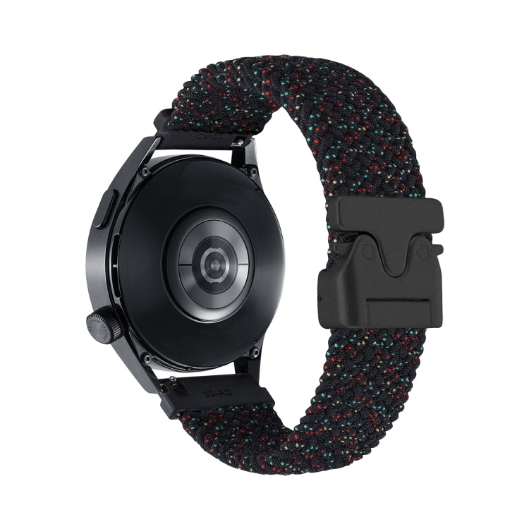 Snap Button Nylon Braided Watch Band, 22mm